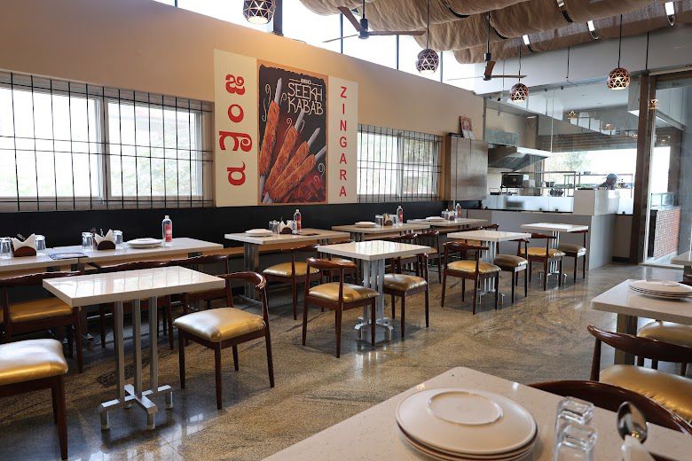 Seekh kebab platter at Zingara Restaurant