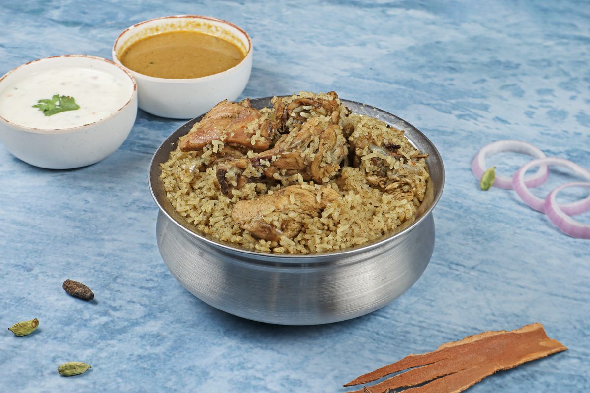 Zingara Biryani — our signature nati-style chicken biryani